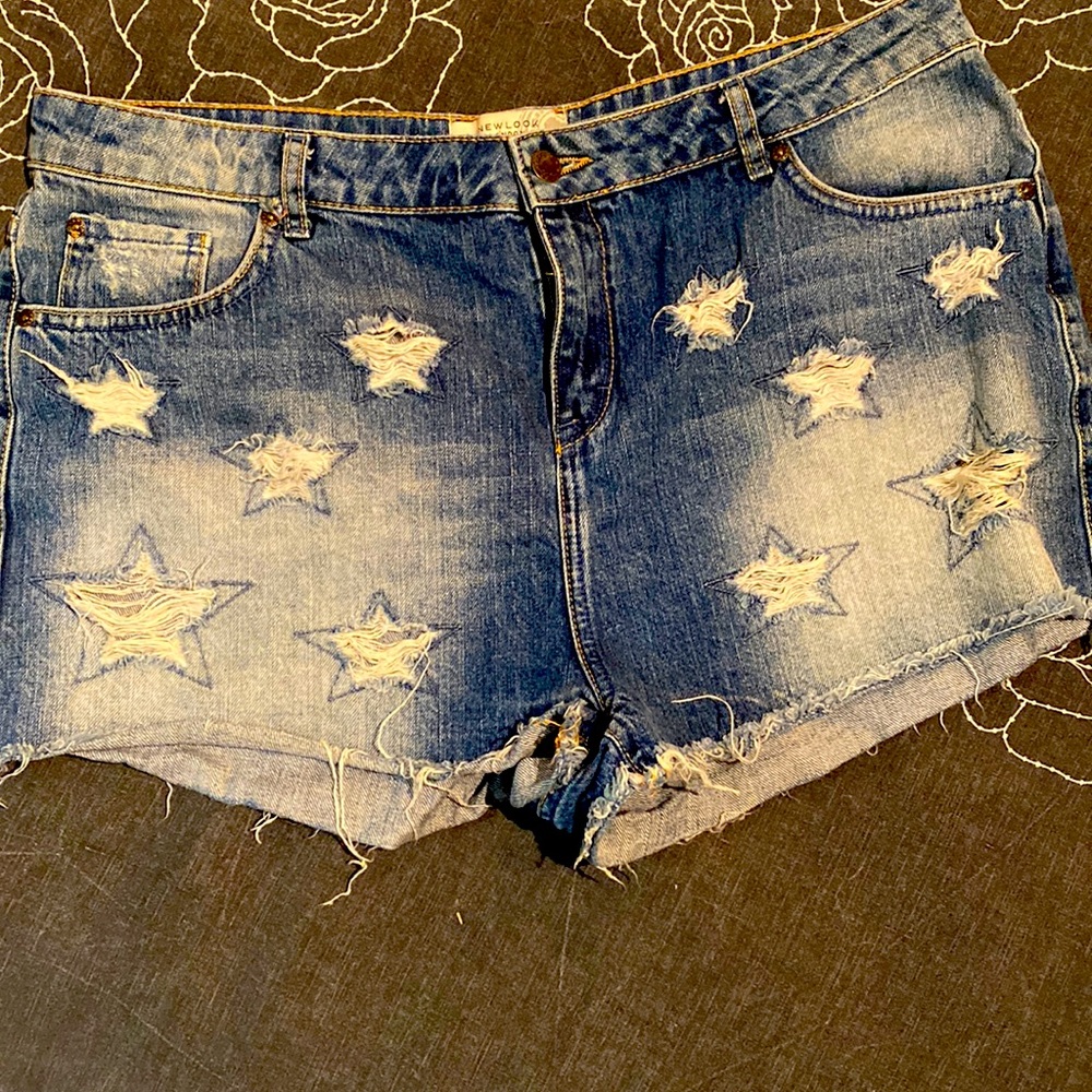 Denim shorts